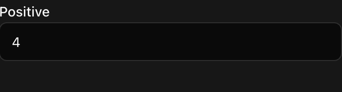 CoreRP reputation editor with a positive total of four